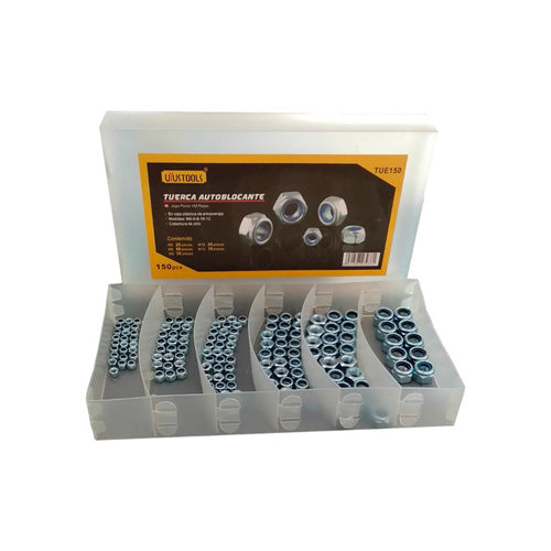 Kit 150 Tuercas Con Freno-Accesorios-Multishop Uruguay