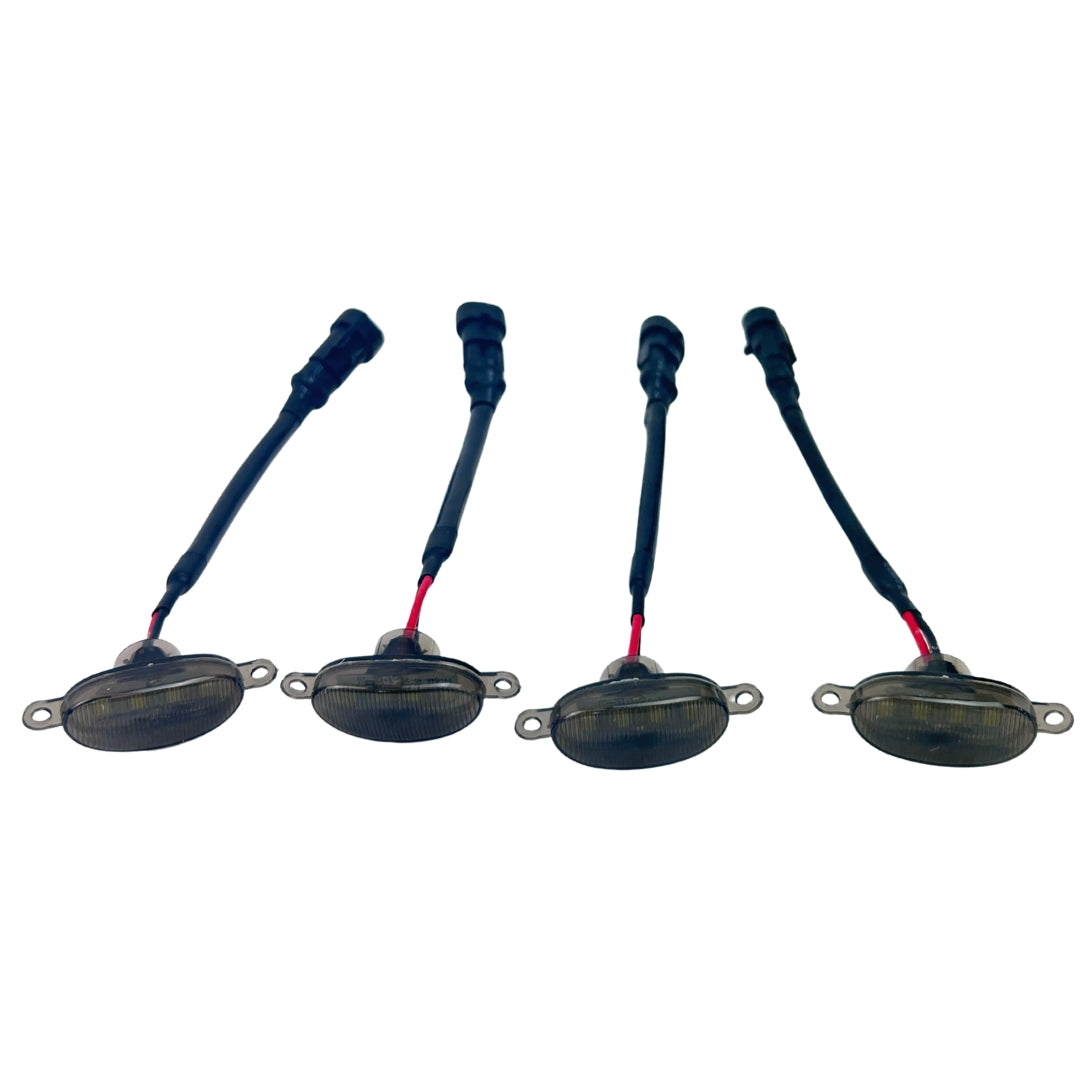 Kit 4 Luces LED Ámbar Parrilla Ford Raptor F150 17-19-Accesorios-Multishop Uruguay