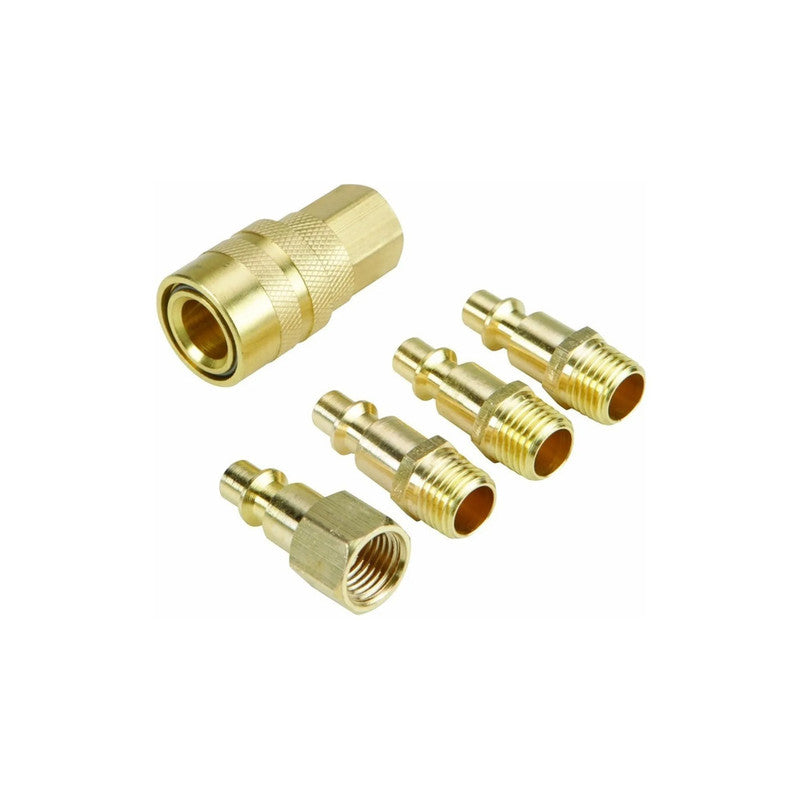 Kit Acoples 1/4 Mangueras Aire 1 Hembra + 4 Machos-Accesorios-Multishop Uruguay