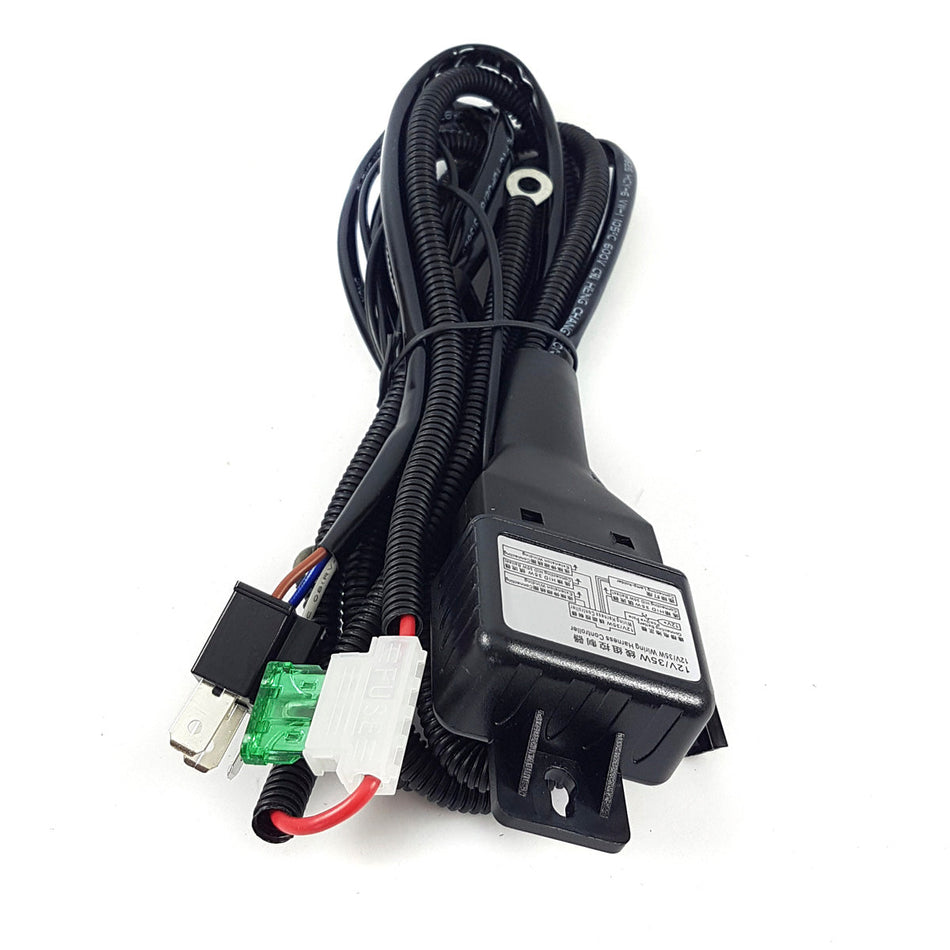 Kit Cables Xenon H4 Relay-Xenon Accesorios-Multishop Uruguay
