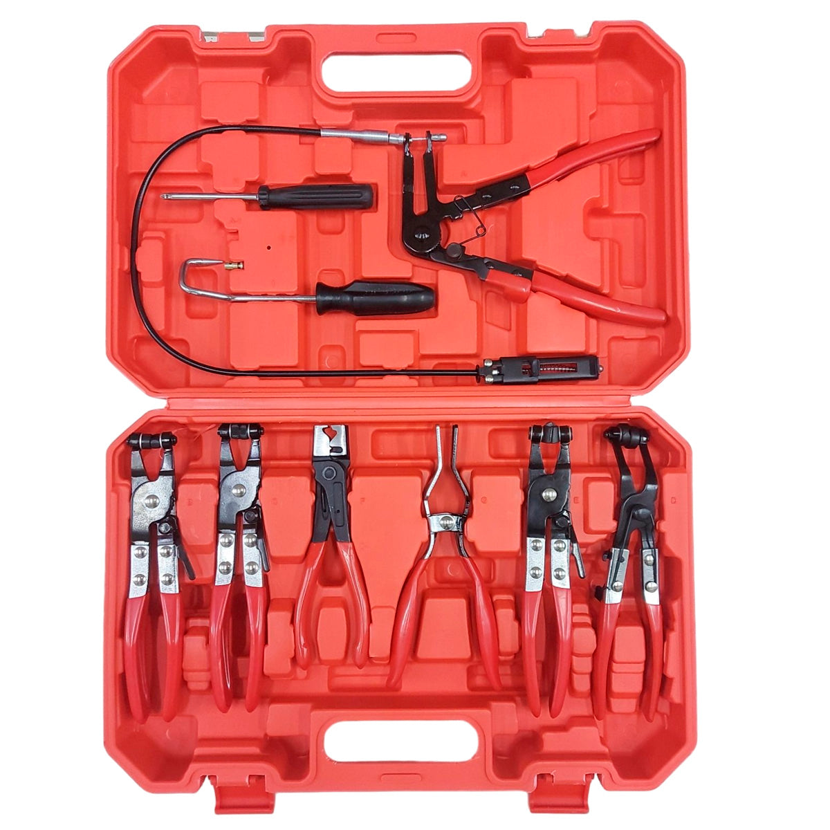 Kit de Pinzas para Abrazaderas Automotrices en Valija-Pinzas-Multishop Uruguay