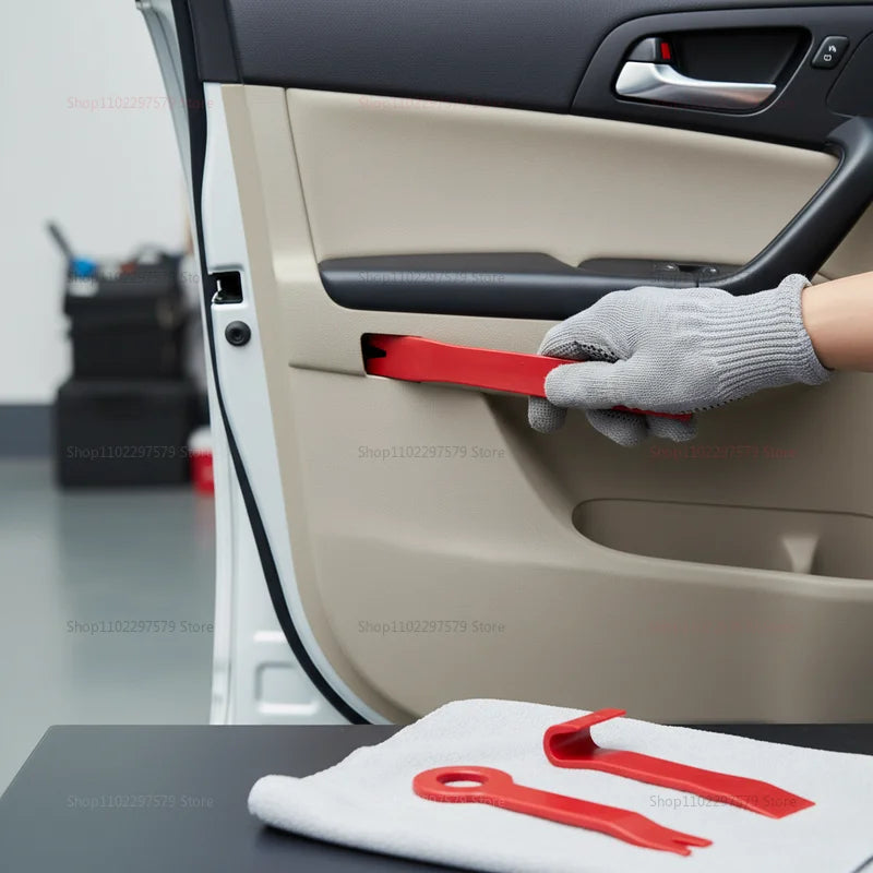 Kit Espátulas Desmontaje Tablero y Puertas Auto 19 Piezas-Multishop Uruguay