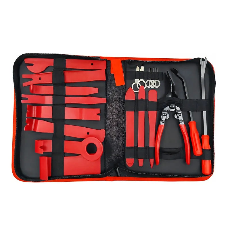 Kit Espátulas Desmontaje Tablero y Puertas Auto 19 Piezas-Multishop Uruguay