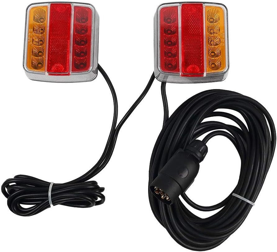 Kit Faroles Led Para Trailer Remolque c/imagen-Faros Traseros-Multishop Uruguay