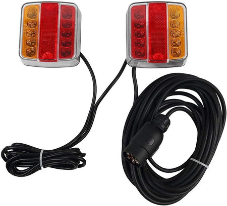 Kit Faroles Led Para Trailer Remolque c/imagen-Faros Traseros-Multishop Uruguay