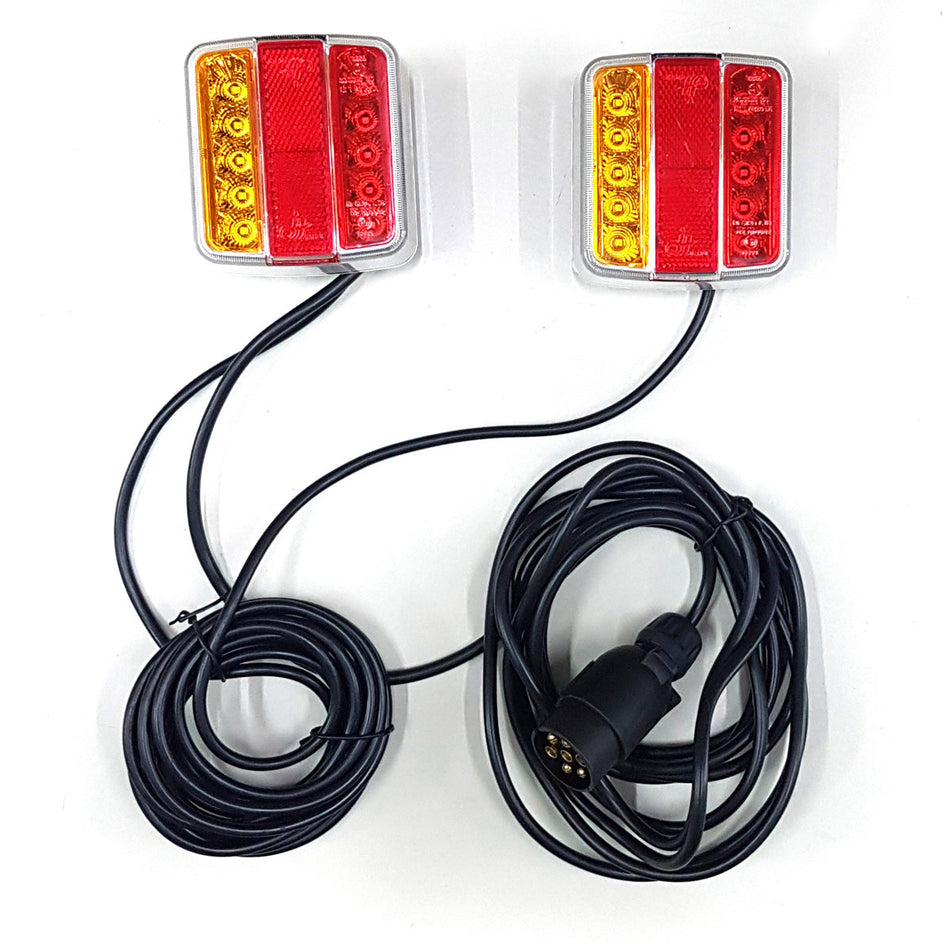 Kit Faroles Led Para Trailer Remolque-Faros Traseros-Multishop Uruguay