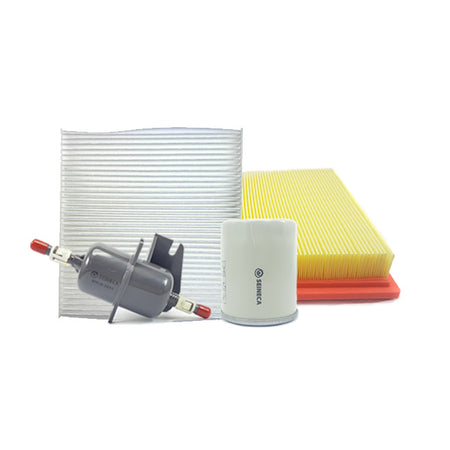Kit Filtros Fiat Palio Strada Trekking 1,4 8V 2005/2020 - Seineca-Kit de Filtros-Multishop Uruguay