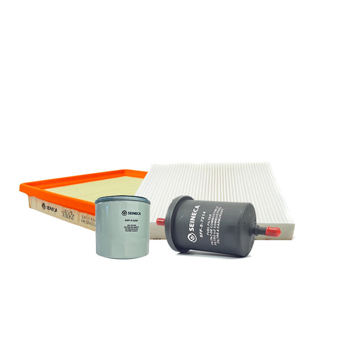 Kit Filtros Vw Gol 1.6 8v G5 G6 G7 G8 - Seineca-Kit de Filtros-Multishop Uruguay