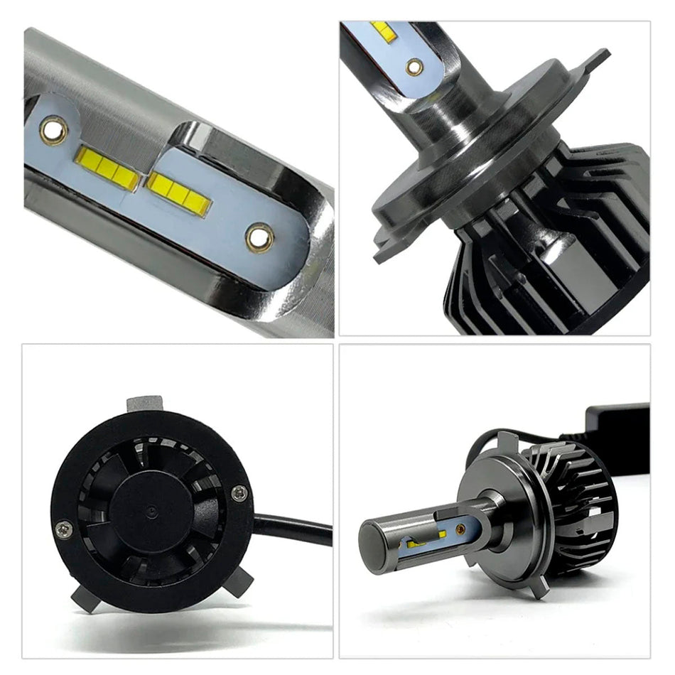 Kit Lampara Led H4 24V Premium-Kit Led H4-Multishop Uruguay