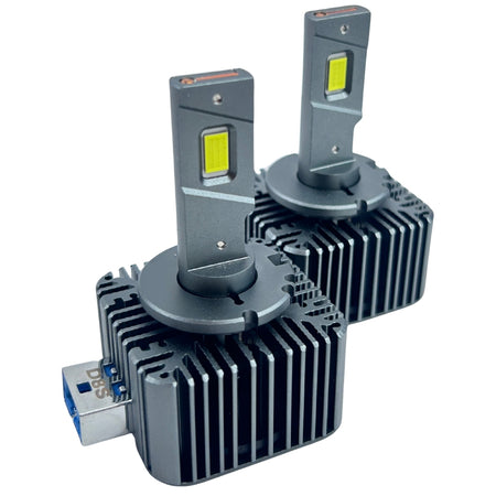 Kit Lámparas LED 110W (55W) 12/24V D1S, D2S, D3S, D4S, D8S-Kit Led-Multishop Uruguay