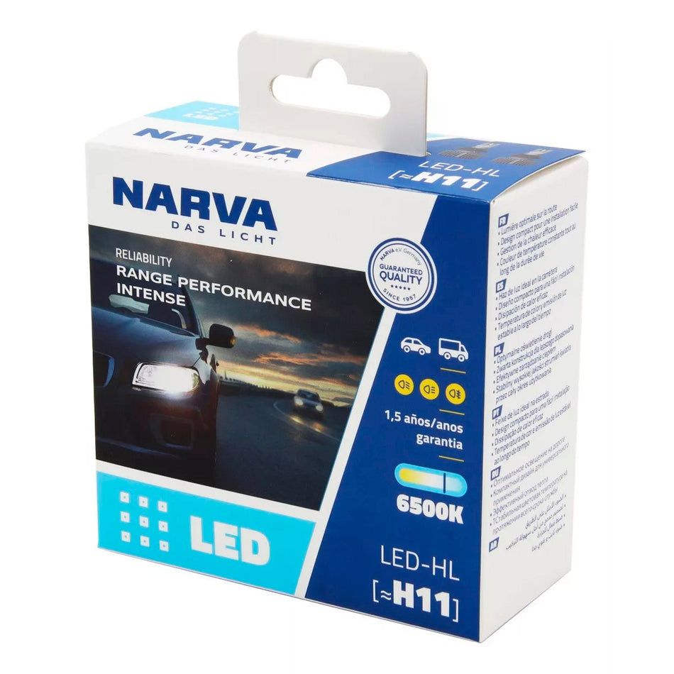 Kit Lámparas LED 24W 12V H11 NARVA-Kit Led-Multishop Uruguay