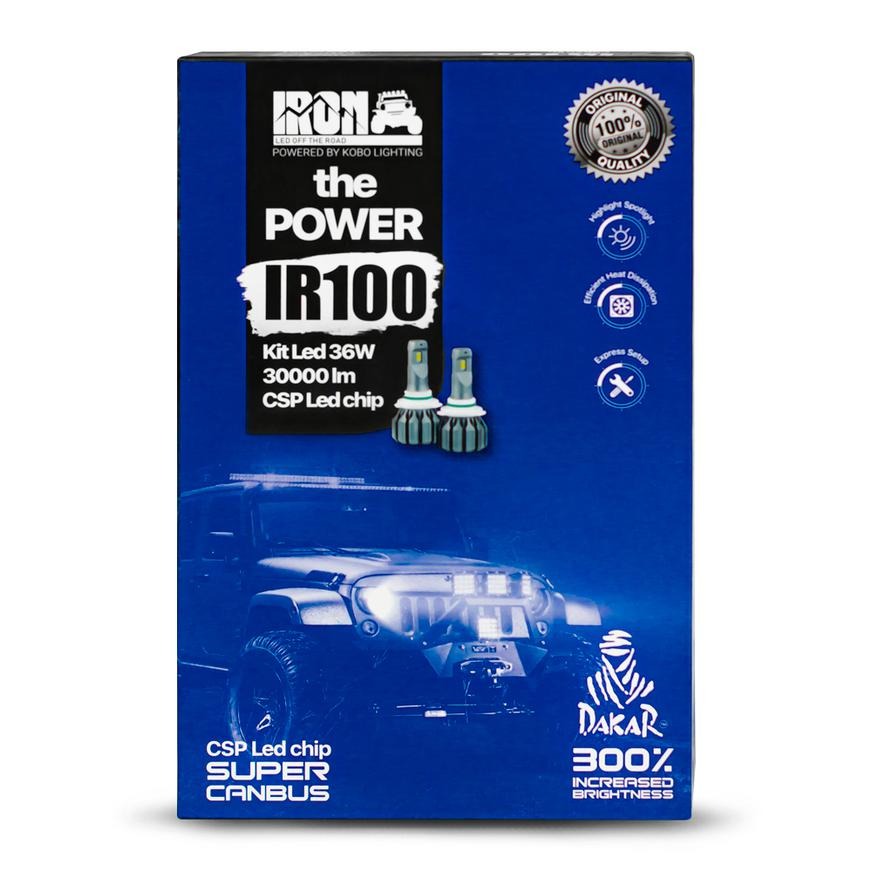 Kit Lámparas LED 36W 12/24V H1 Super Canbus IR100-Kit Led-Multishop Uruguay