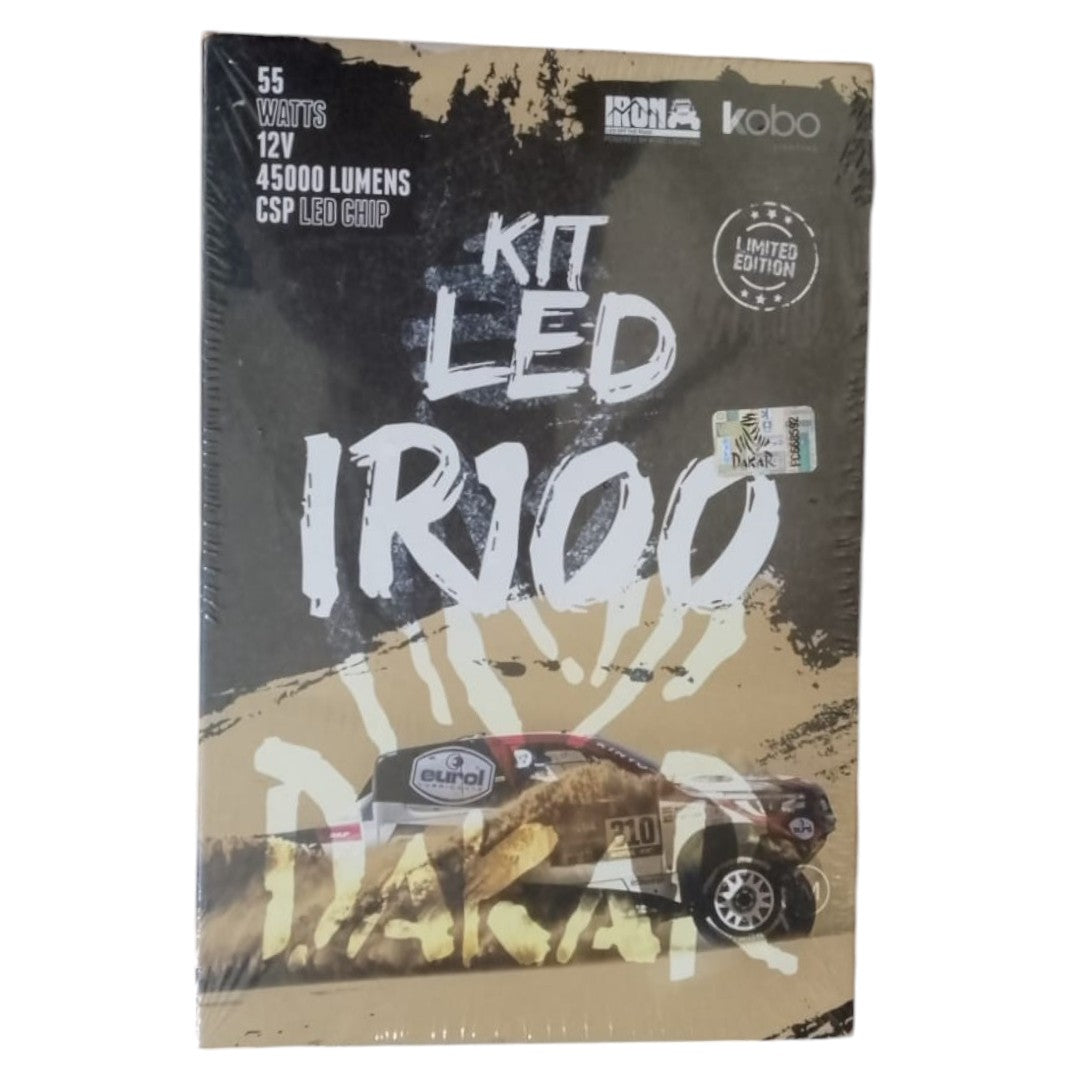 Kit Lámparas LED 55w 12V H3, H4, H7, H11, 9005, 9006 Cree Super Canbus IR100-Kit Led-Multishop Uruguay