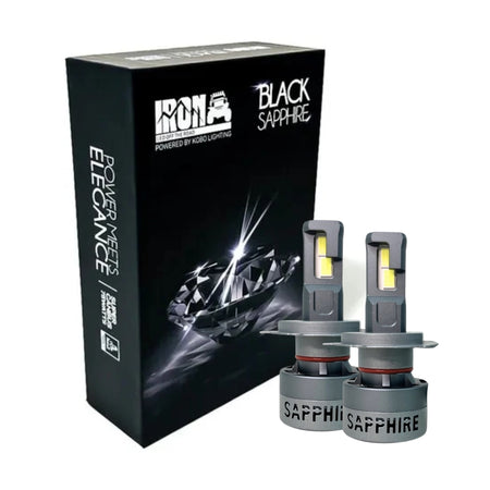 Kit Lámparas LED 75W 12/24V H1 Super Canbus IR100 Black Saphire-Kit Led-Multishop Uruguay
