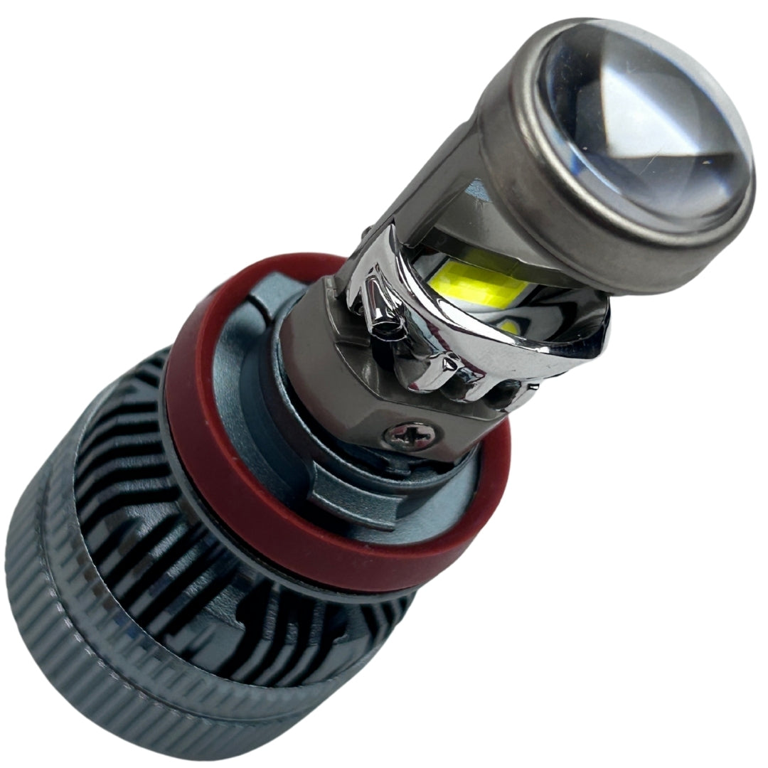 Kit Lámparas LED 84W (42W) 12/24V con Lupa H4, H7, H11, 9005/9006-Kit Led-Multishop Uruguay