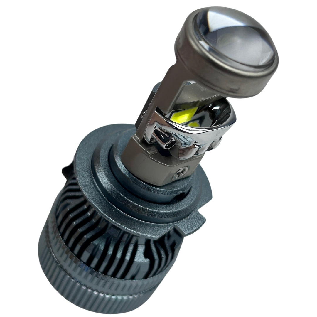 Kit Lámparas LED 84W (42W) 12/24V con Lupa H4, H7, H11, 9005/9006-Kit Led-Multishop Uruguay