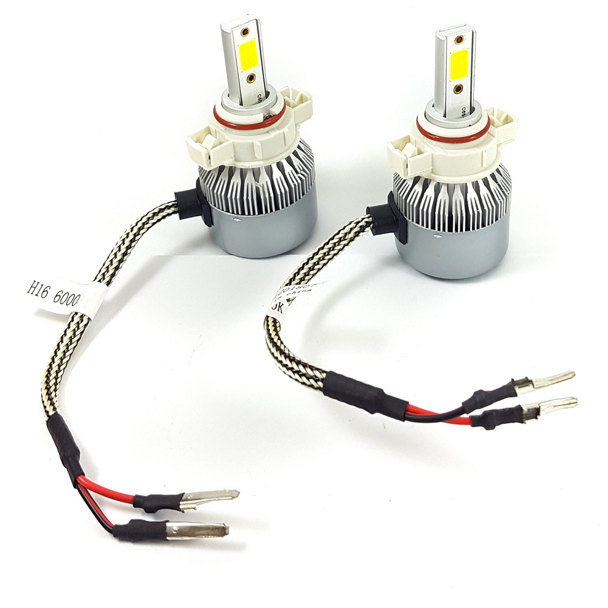 Kit Lámparas LED CREE 36W 12/24V Amarillas H3 H16-Kit Led-Multishop Uruguay