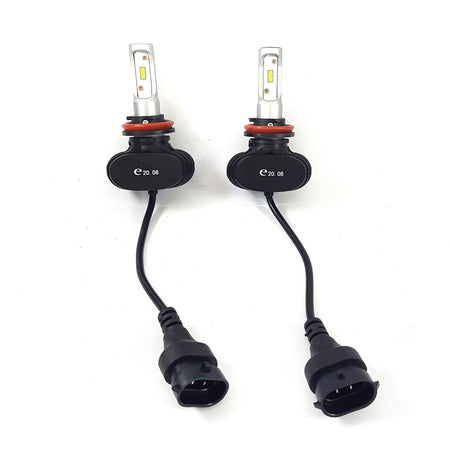 Kit Lámparas LED CSP 60W 12/24V 9005 9006 H1 H3 H4 H7 H11 H27-Kit Led-Multishop Uruguay