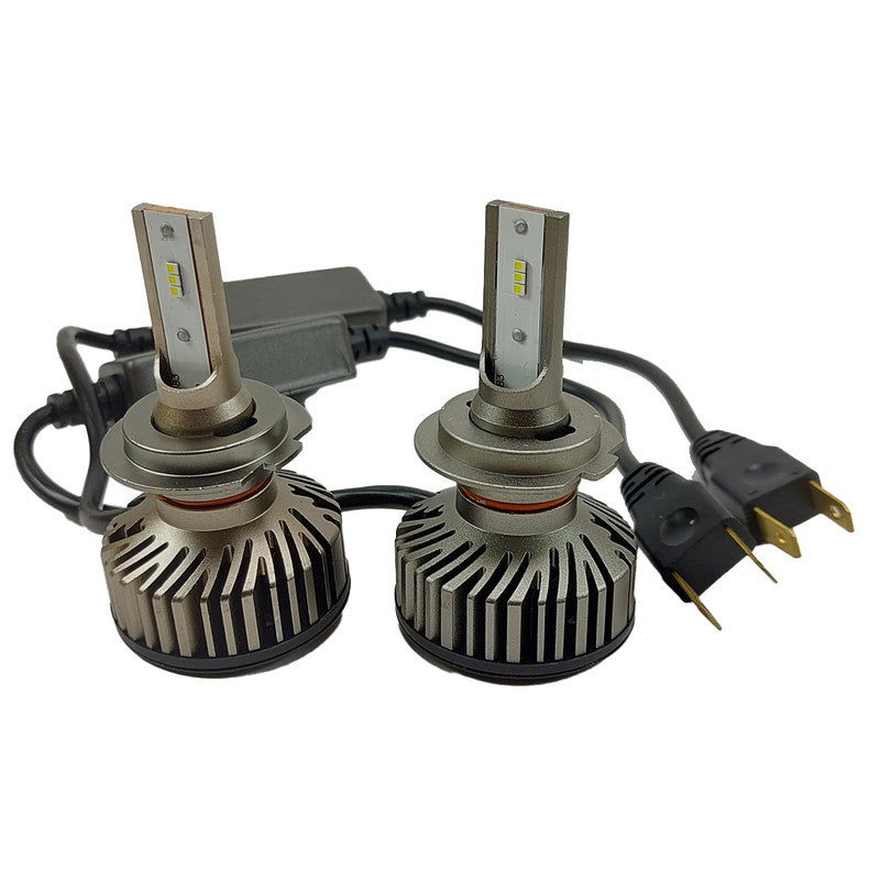 Kit Lamparas Led H7 50W Dc 12-24V-Kit Led H7-Multishop Uruguay