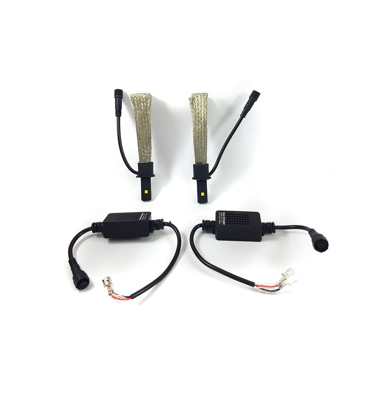 Kit Lamparas Led H7 Cree Blancas 6000K-Kit Led H7-Multishop Uruguay