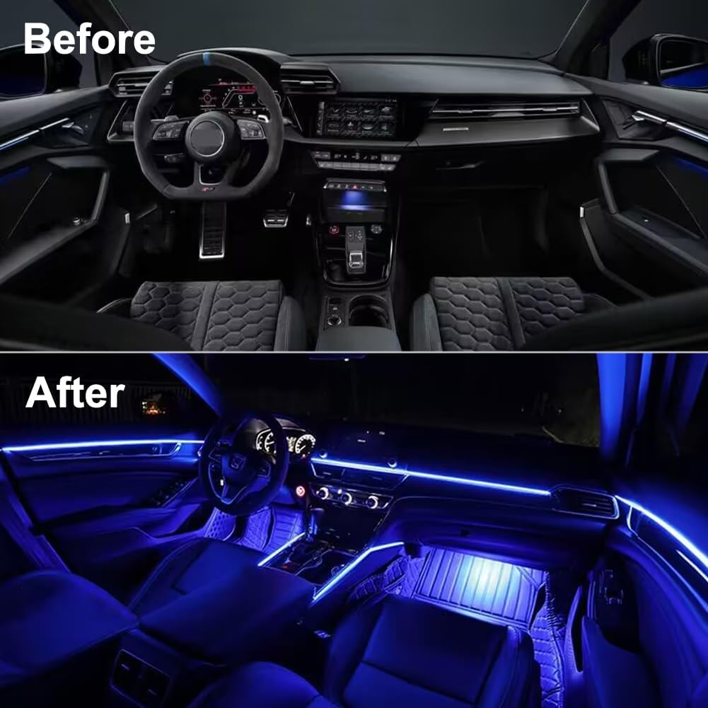 Kit Luces Ambiente Led Rgb Con App 12V-Plafon Interno-Multishop Uruguay