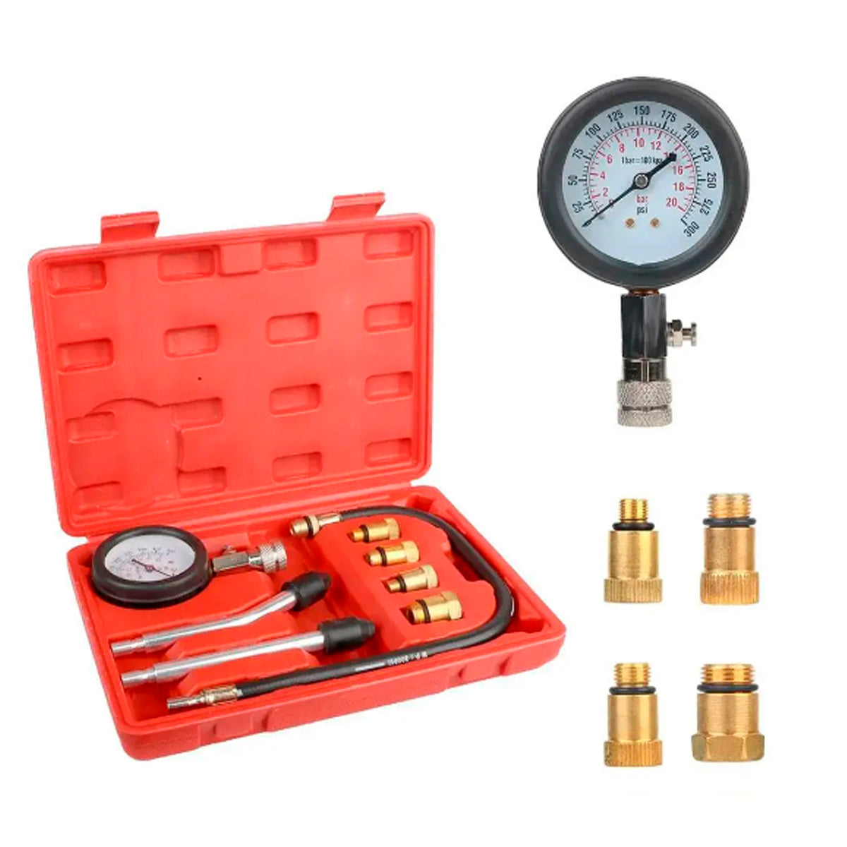 Kit Medidor Compresion Nafta-Kit Medidor Compresion-Multishop Uruguay