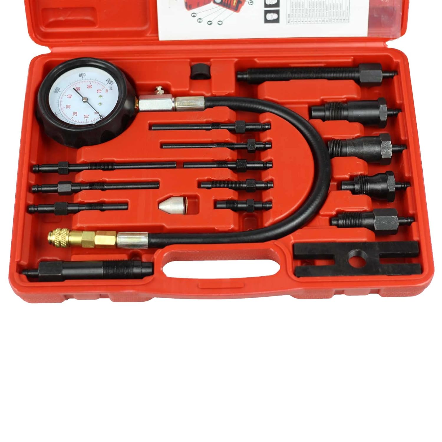 Kit Medidor de Compresión Diésel 0–70 Bar Profesional-Kit Medidor Compresion-Multishop Uruguay