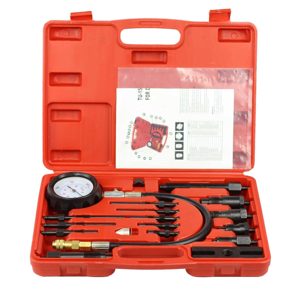 Kit Medidor de Compresión Diésel 0–70 Bar Profesional-Kit Medidor Compresion-Multishop Uruguay