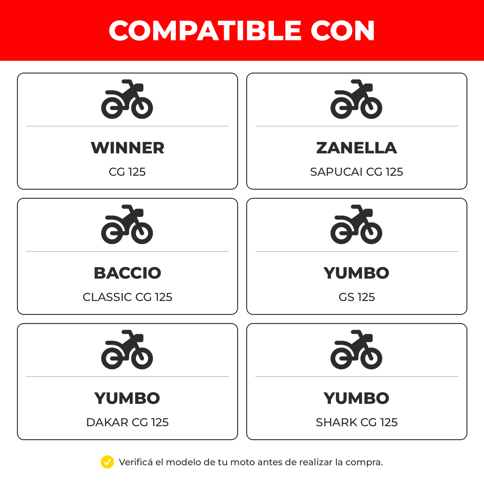 Kit Motor Cilindro CG150 Camisa Pistón Aros y Juntas-Cilindros de motor motos-Multishop Uruguay