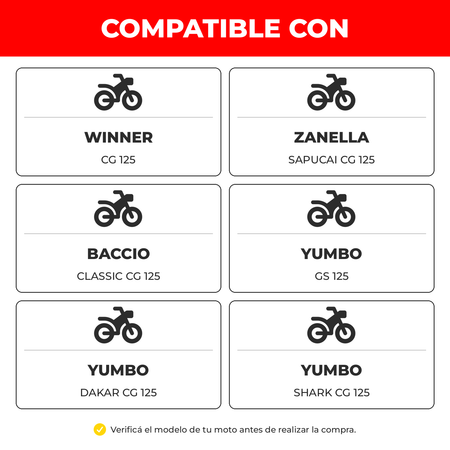 Kit Motor Cilindro CG150 Camisa Pistón Aros y Juntas-Cilindros de motor motos-Multishop Uruguay