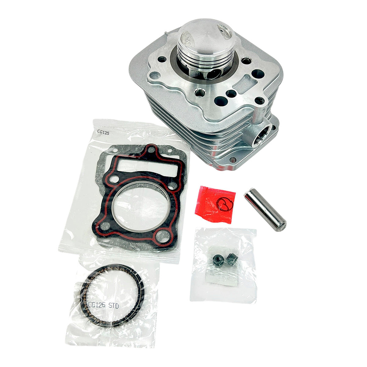KIT Motor Moto CG 125 Cilindro Pistón Completo-Cilindros de motor motos-Multishop Uruguay