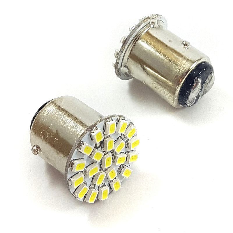 Lampara Bay15D 22 Led Blanca 2 Polos Frontal x2 Un-Lamparas Led-Multishop Uruguay