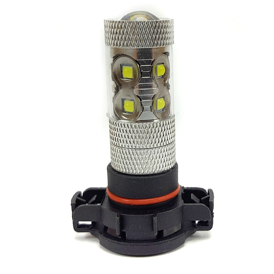 Lampara H16 10 Leds-3535 10X1W 12V-24V Blanca Psx24W-Lamparas Led H16-Multishop Uruguay