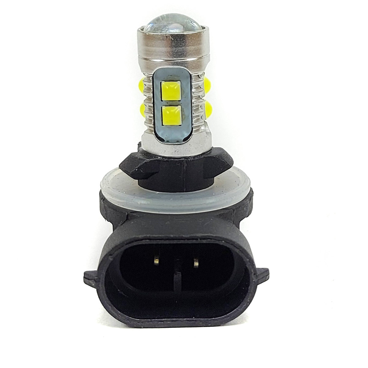 Lampara H27 10 Leds-3535 10X1W 12V-24V Blanca-Lamparas Led H27-Multishop Uruguay