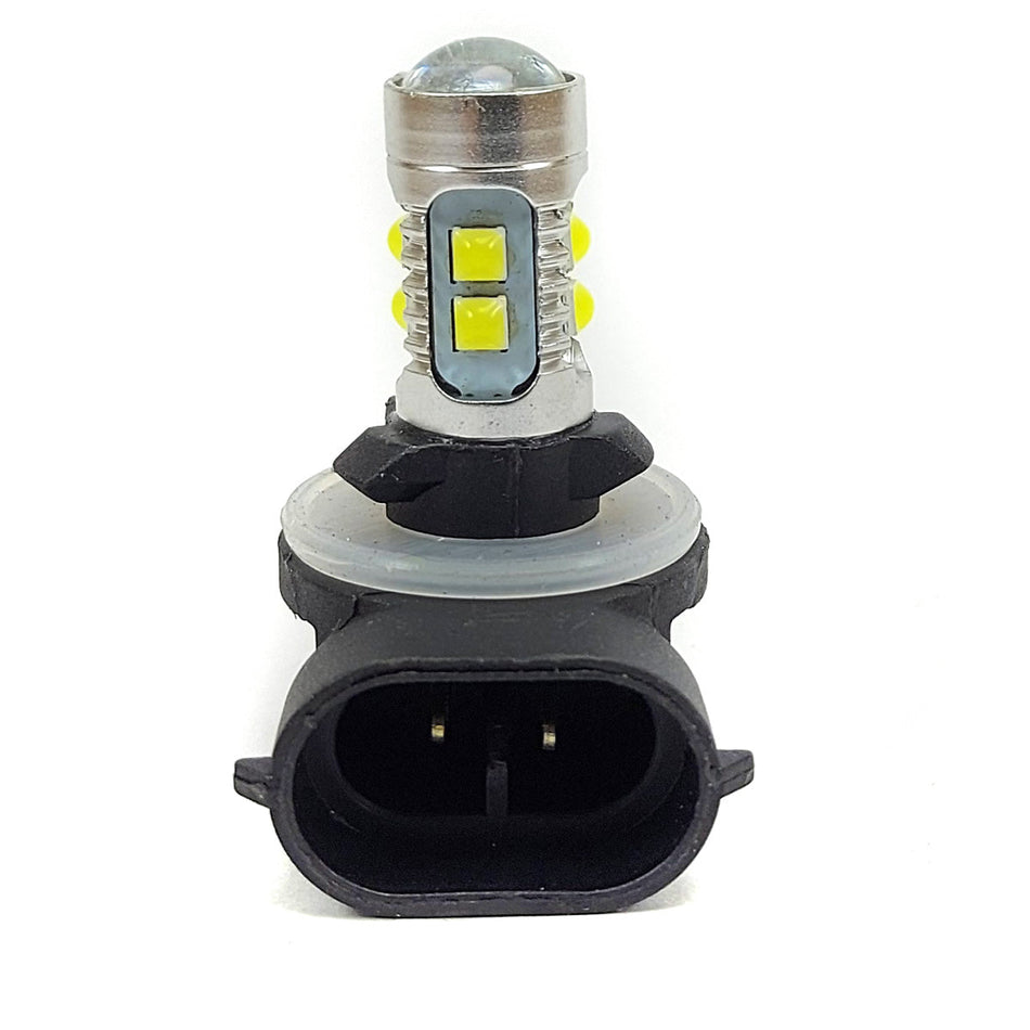 Lampara H27 10 Leds-3535 10X1W 12V-24V Blanca-Lamparas Led H27-Multishop Uruguay