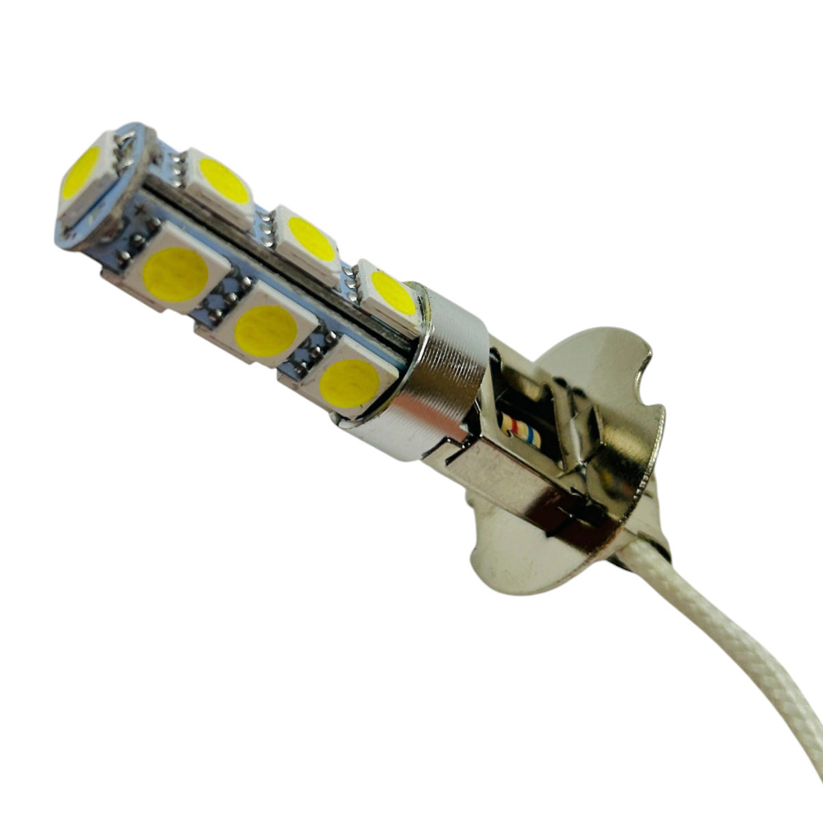 Lampara H3-Base: Pk22S 13Led 5050Smd 12V Blanca-Lamparas Led-Multishop Uruguay