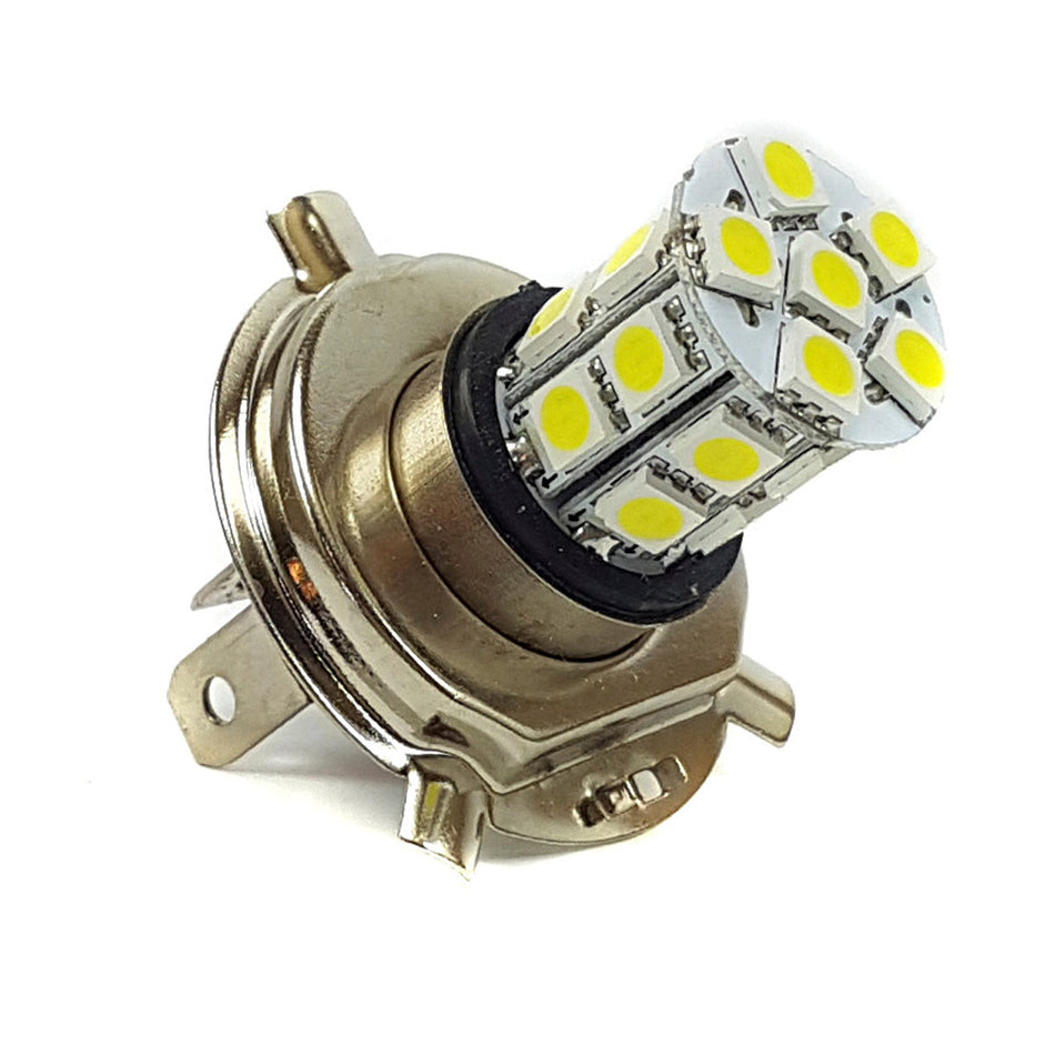 Lampara H4 20 Led Blanca 24v-Lamparas Led H4-Multishop Uruguay