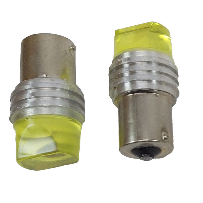 Lampara Led Ba15S 1 Polo 3 Led Ambar Flash-Lamparas S25-Multishop Uruguay