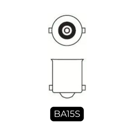 Lámpara LED BA15S Blanca 12-48V 21W Alta Eficiencia-Lamparas Led-Multishop Uruguay