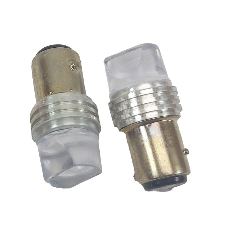 Lampara Led Bay15D 2 Polos 3 Led Blanca Flash-Lamparas S25-Multishop Uruguay