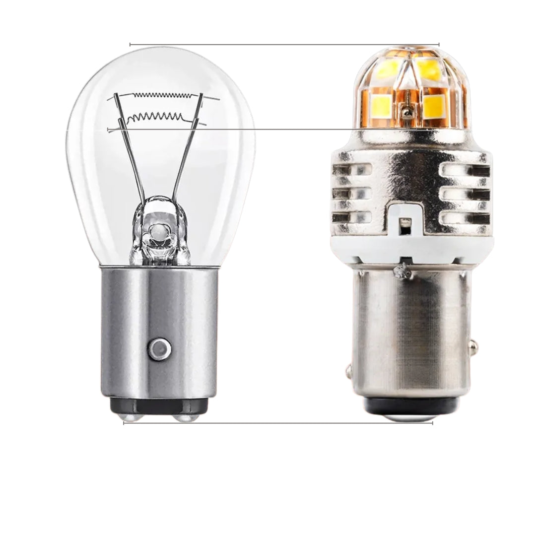 Lámpara LED BAY15D Blanca 12-48V 5W Alto Brillo-Lamparas Led-Multishop Uruguay