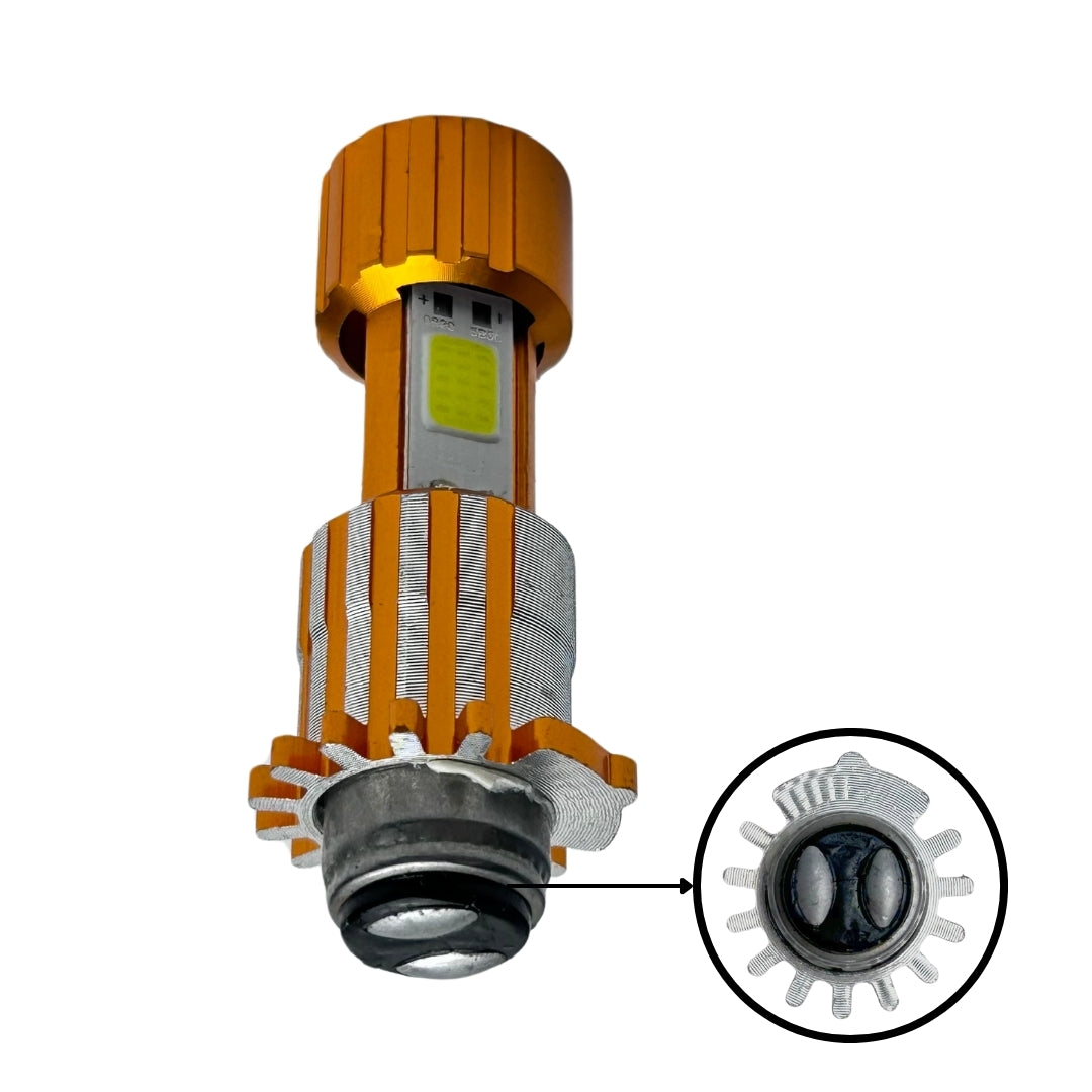 Lampara Led Moto Alta/Baja 18W-Lamparas motos-Multishop Uruguay