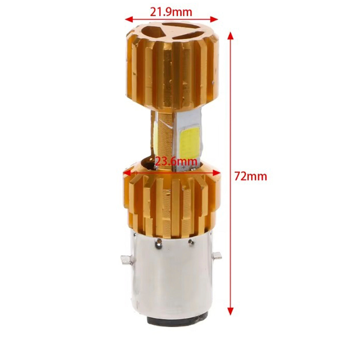 Lampara Led Moto Alta/Baja 18W-Lamparas Motos-Multishop Uruguay