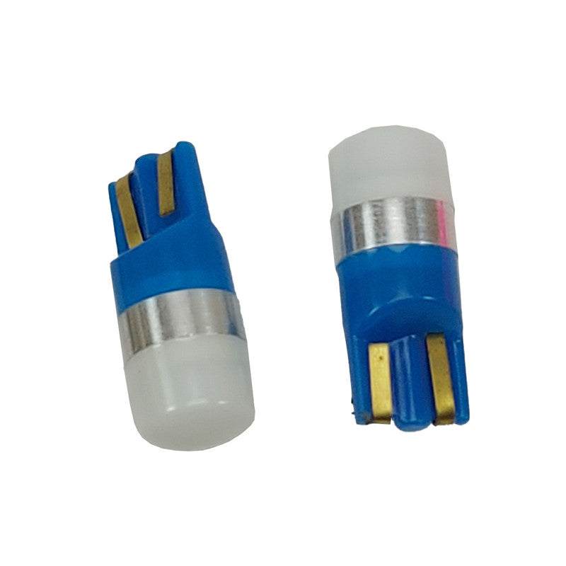 Lampara Led T10 12V 1 Led Azul x2 Un-Lamparas T10-Multishop Uruguay