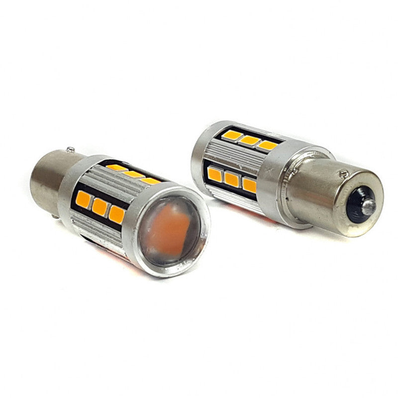 Lampara S25 18 Led Roja 1 Polo Canbus x2 Un-Lamparas S25-Multishop Uruguay