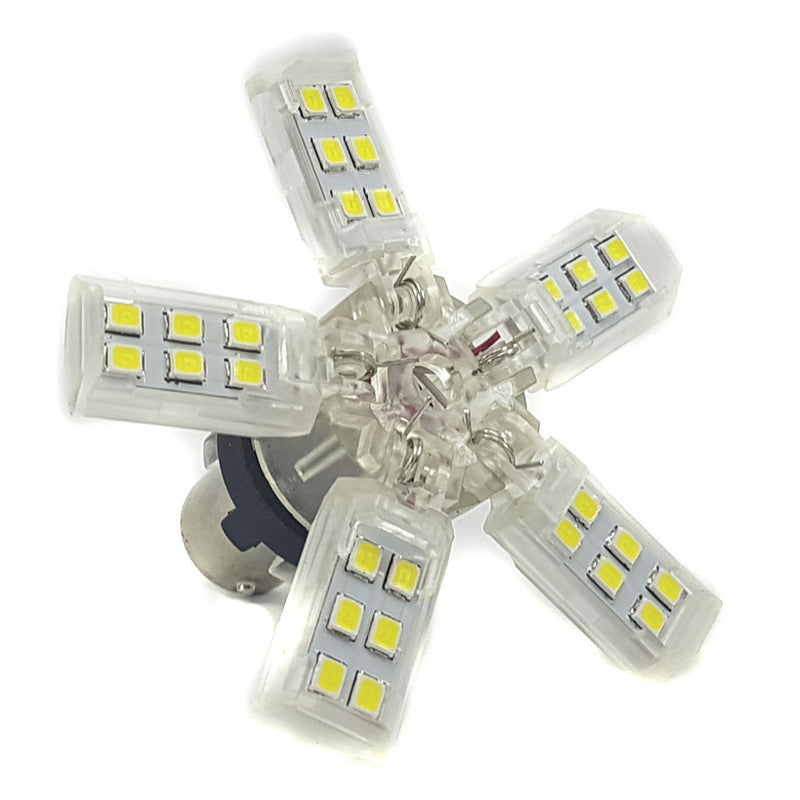 Lampara S25 30 Led Blanca 1 Polo Helice-Lamparas S25-Multishop Uruguay