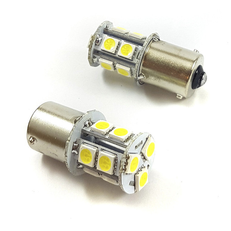 Lampara S25 8 Led Blanca 1 Polo x2 Un-Lamparas S25-Multishop Uruguay