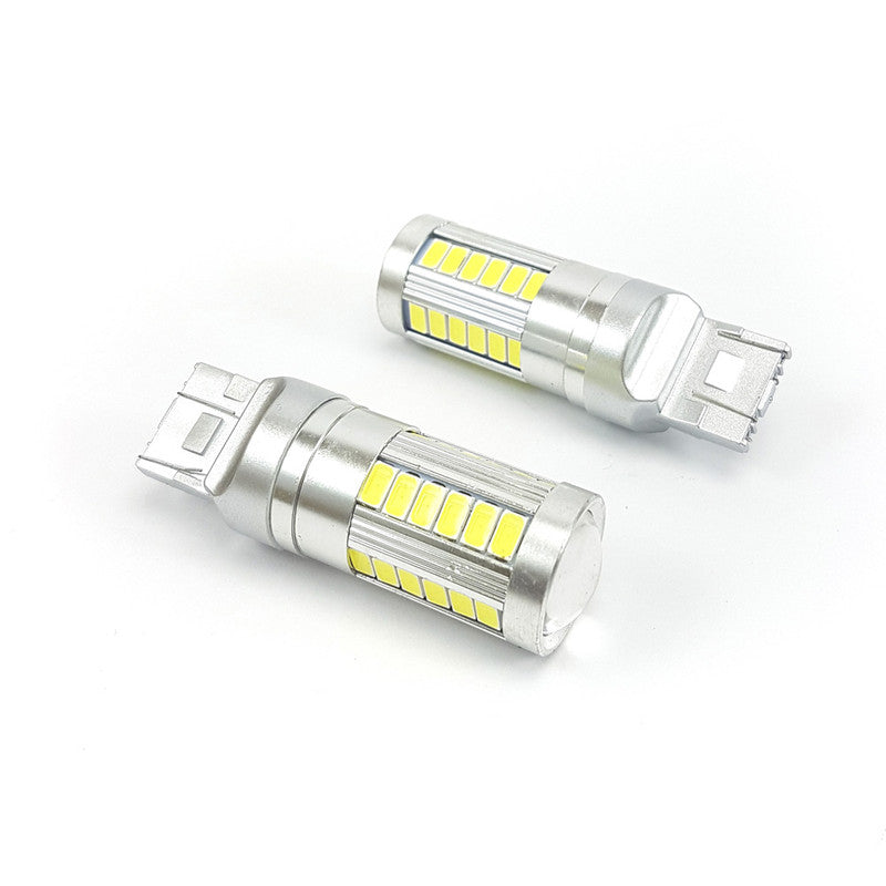 Lampara T20 33 Led 5730 Blanca 2 Polos Vw Up x2 Un-Lamparas T20-Multishop Uruguay