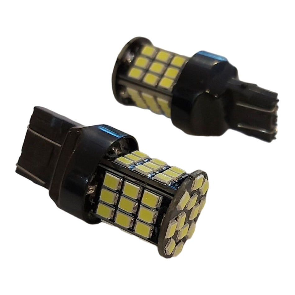 Lampara T20 48 Led Blanca Doble Canbus-Lamparas T20-Multishop Uruguay