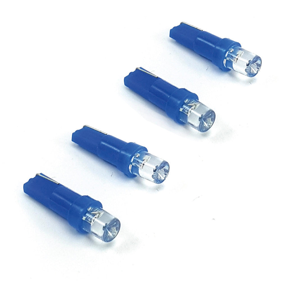 Lampara T5 Tablero 1 Led Concava Azul 5301 x4 Un-Lamparas T5-Multishop Uruguay